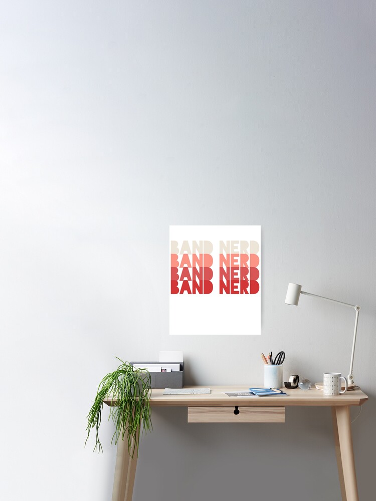 Nerd Band Poster By 4tomic Redbubble