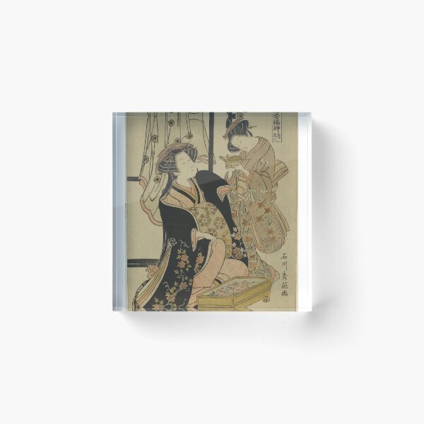 Item preview, Jurojin, from the series "The Seven Gods of Good Fortune (Adesugata Shichifukujin)" designed and sold by woodblockmuseum.