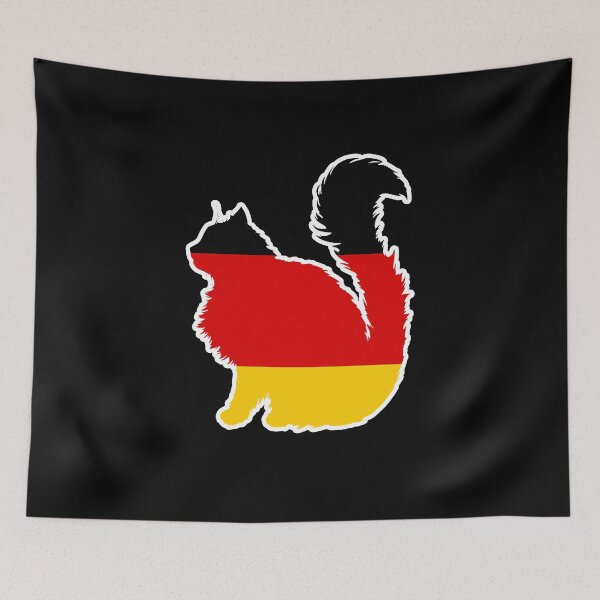 Item preview, Norwegian Forest Cat Flagge Deutschlands Germany designed and sold by shoppzee.