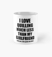 Taza clásica Quilling Boyfriend Funny Valentine Gift Idea For My Bf From Girlfriend I Love