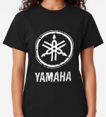 Yamaha Drums-Classical Logo eroded-Grunge-Rock,Pop,Jazz,Metal,Blues-Music Classic T-Shirt