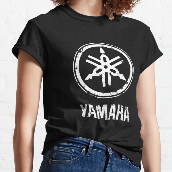 Yamaha Drums-Classical Logo eroded-Grunge-Rock,Pop,Jazz,Metal,Blues-Music Classic T-Shirt
