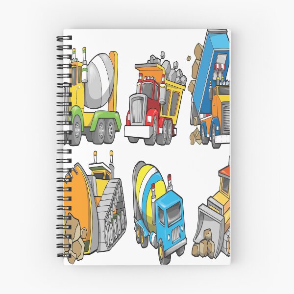 Item preview, Kid Trucks  Cement Bulldozer Dump Trucks Cars Cartoon Teachtoon designed and sold by ProjectX23.