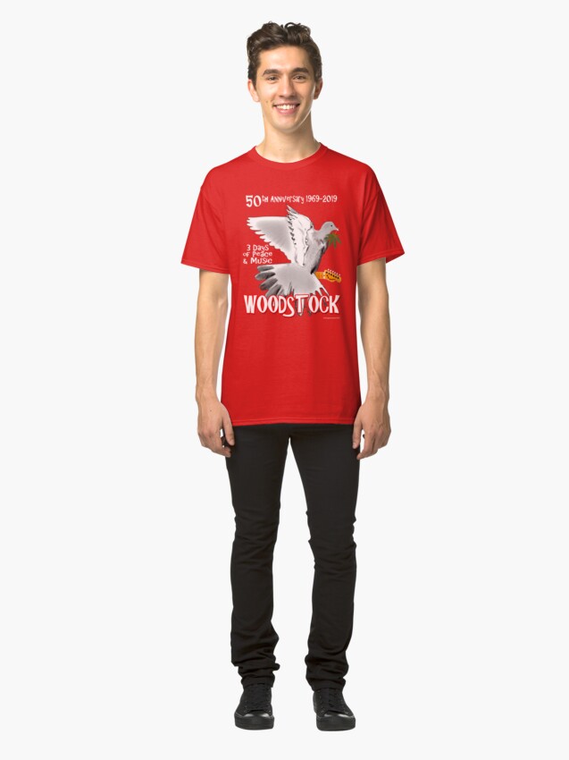 Alternate view of Woodstock 50th Anniversary Classic T-Shirt