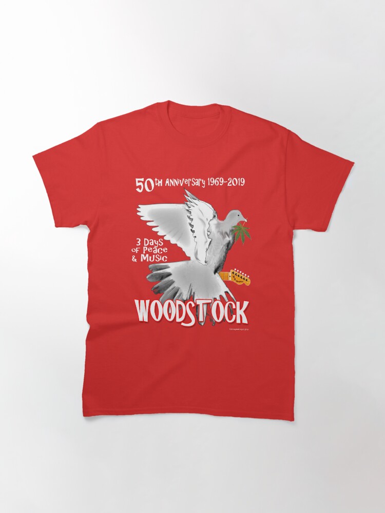 Alternate view of Woodstock 50th Anniversary Classic T-Shirt