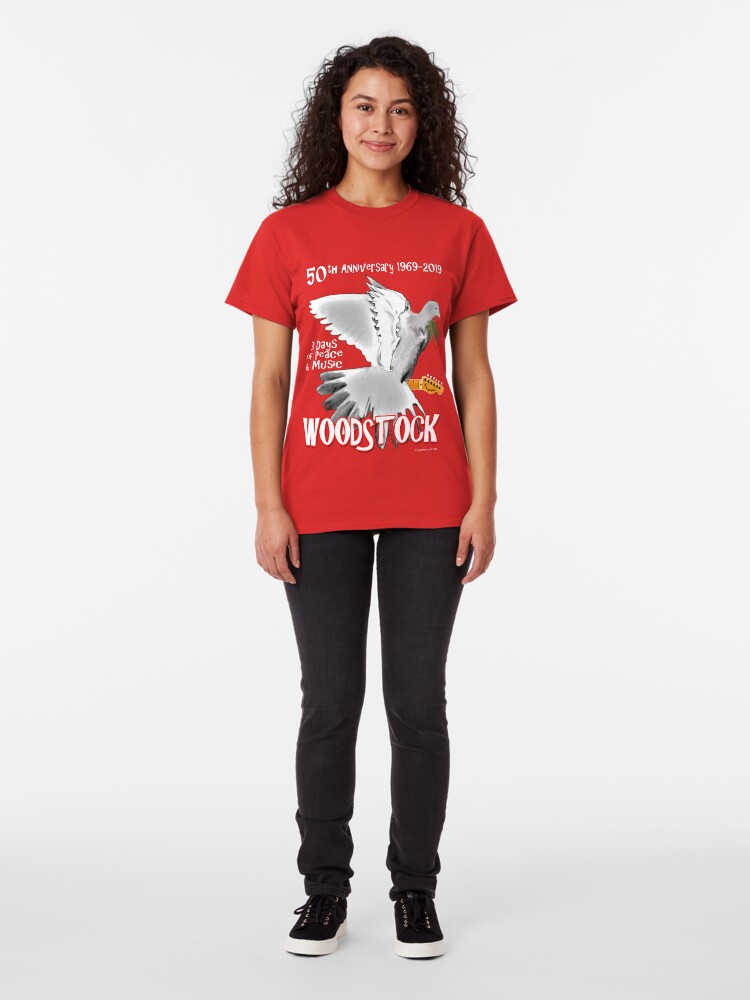 Alternate view of Woodstock 50th Anniversary Classic T-Shirt