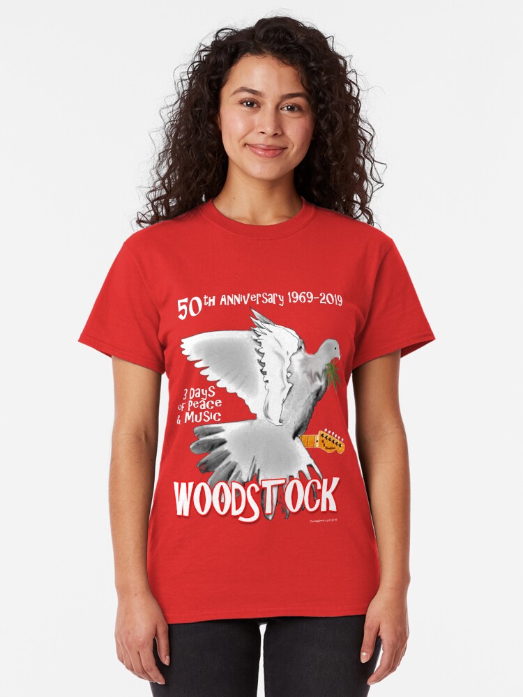 Alternate view of Woodstock 50th Anniversary Classic T-Shirt