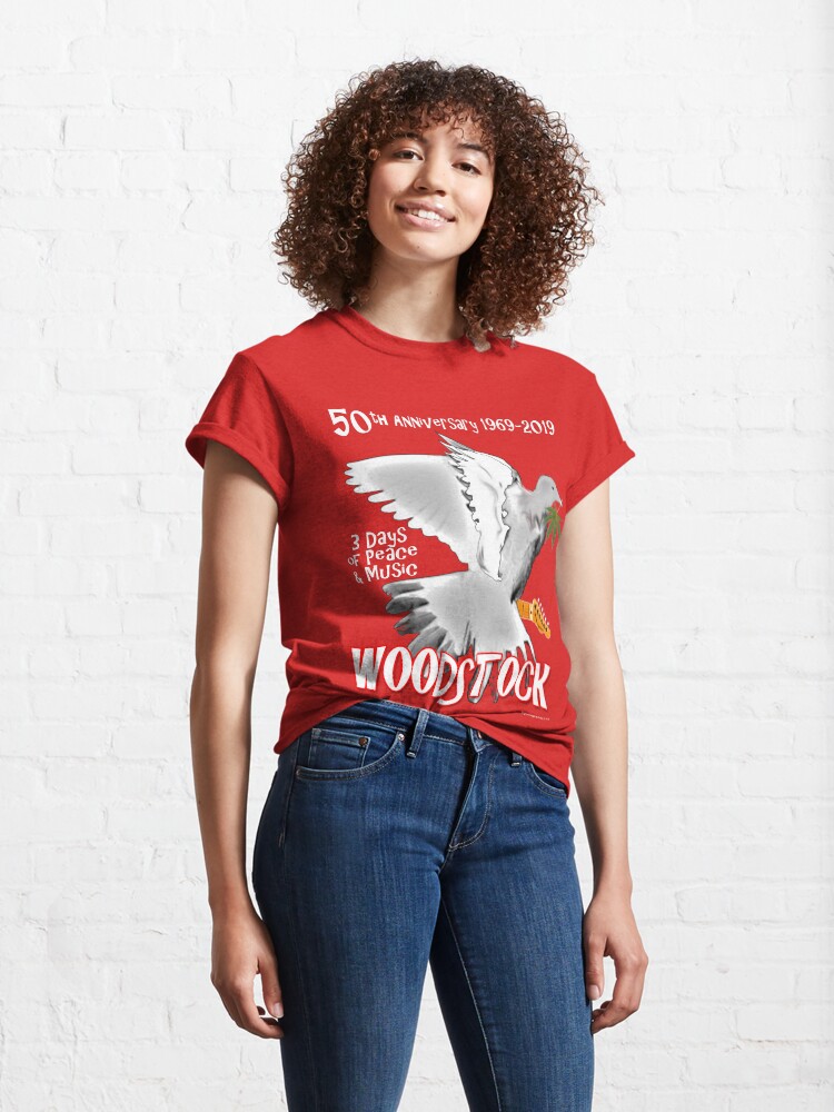 Alternate view of Woodstock 50th Anniversary Classic T-Shirt
