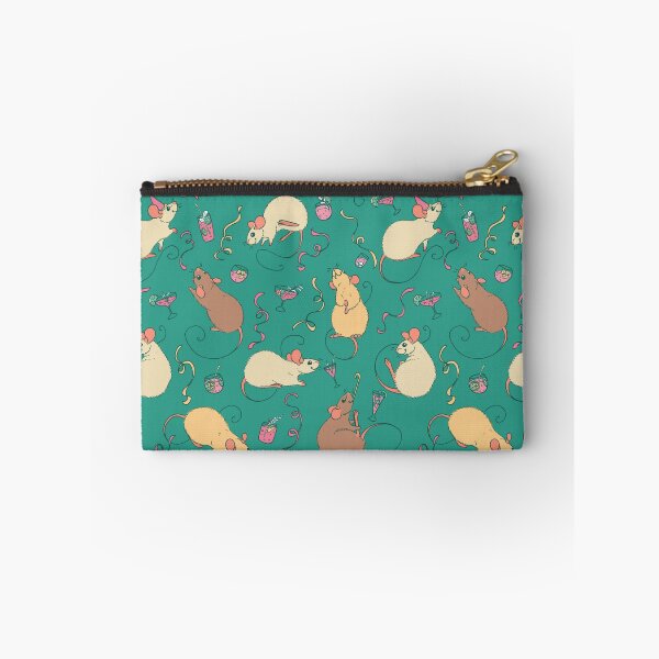 Item preview, Party Rats in Teal Retro designed and sold by Holly Wells . Sweet Illustrations.