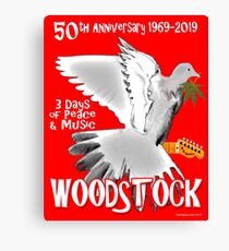 Woodstock 50th Anniversary Canvas Print