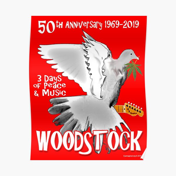 Woodstock 50th Anniversary Poster