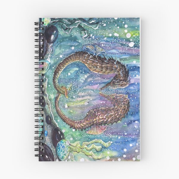 Aperçu de l'œuvre Hippocampes de batik créée et vendue par Dawn Paws.