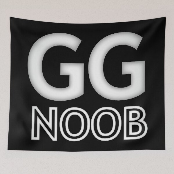 Item preview, GG NOOB Gamer Tag designed and sold by heckomen.