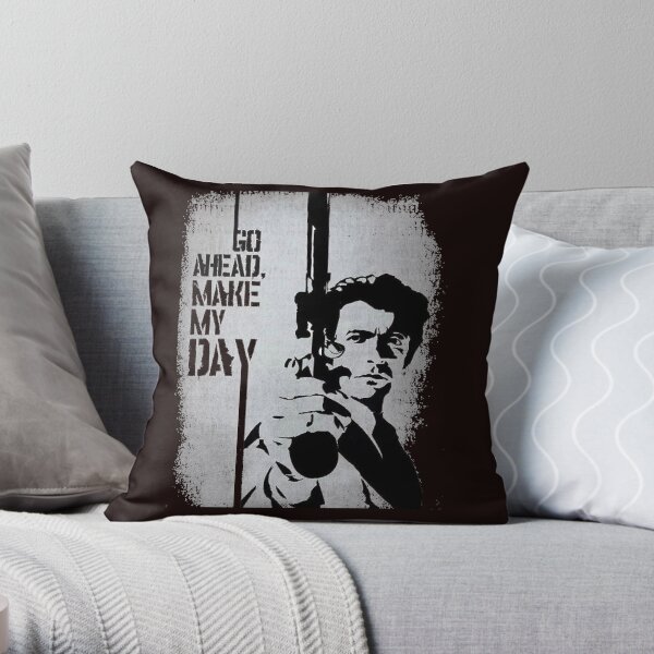 Clint Eastwood Throw Pillow