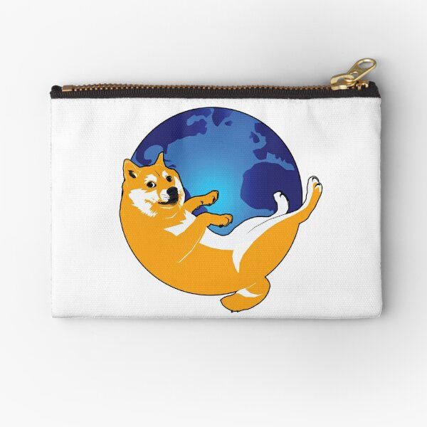 Doge Parody Zipper Pouches Redbubble - dogeshibe roblox