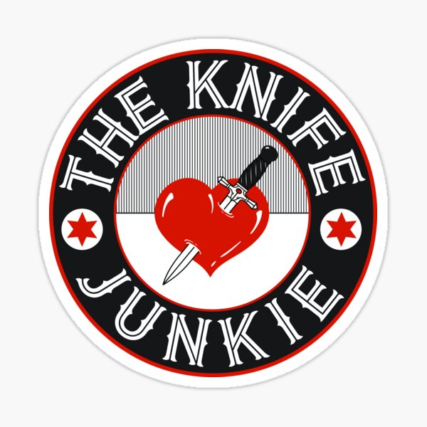 The Knife Junkie Sticker