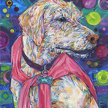 Artwork thumbnail, Hero Dog Painting - 2017 by gwennpaints