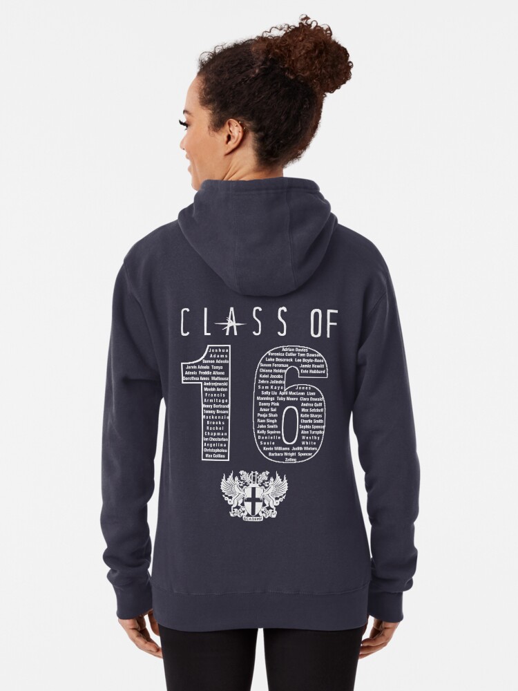 Grey discount leavers hoodie