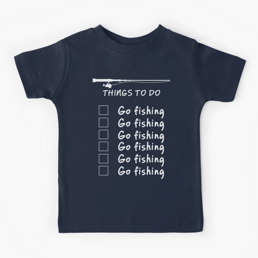 Keep Calm and Go Fishing T Shirt Kids T-Shirt for Sale by bitsnbobs