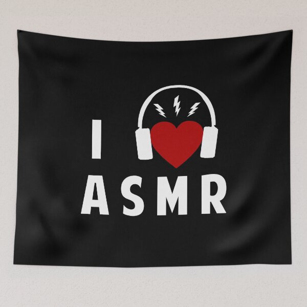 Item preview, I Love ASMR Tingles & Headphones designed and sold by honesttiger.