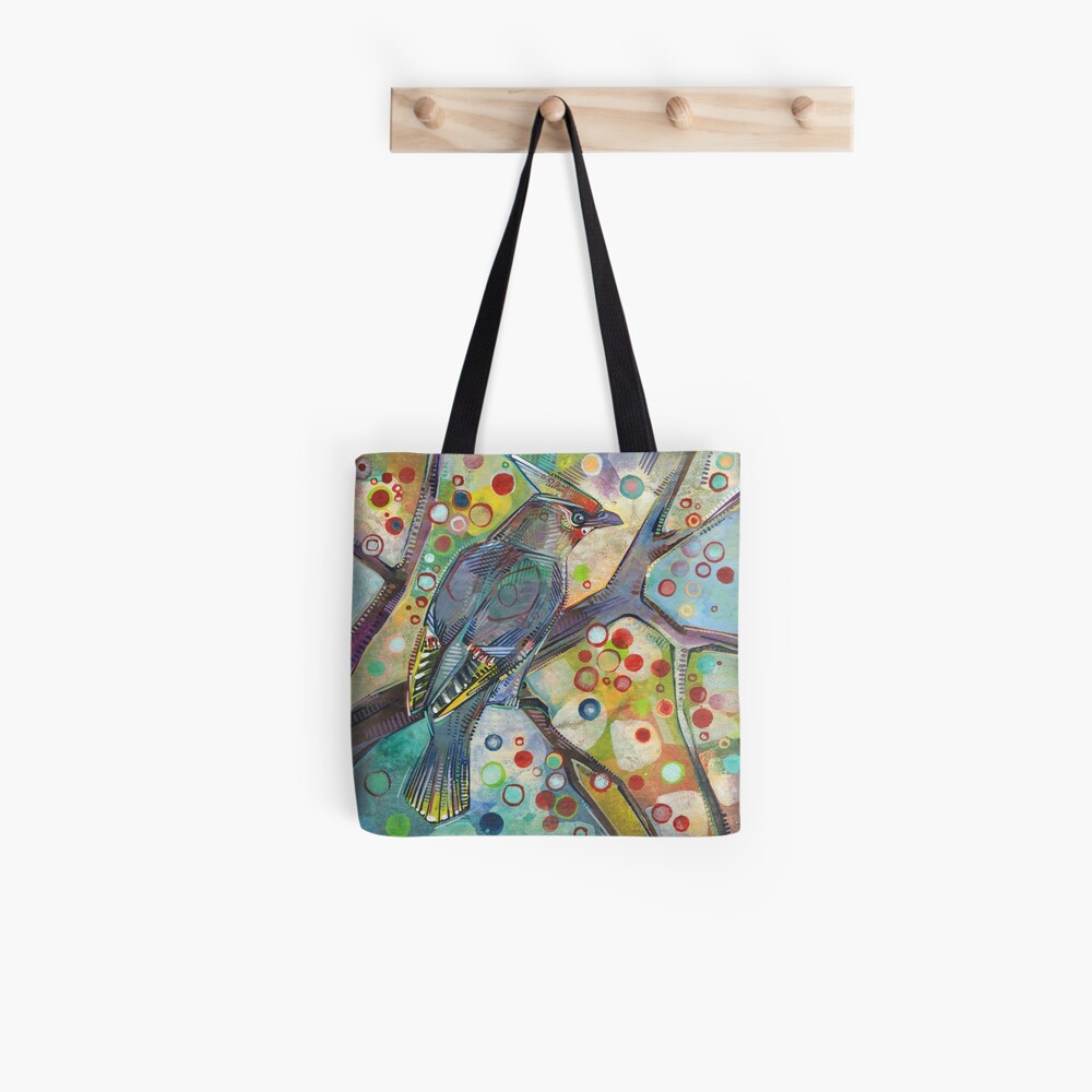 Bohemian Waxwing Painting - 2015 Tote Bag