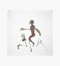 Pañuelo Basquiat montando con la muerte