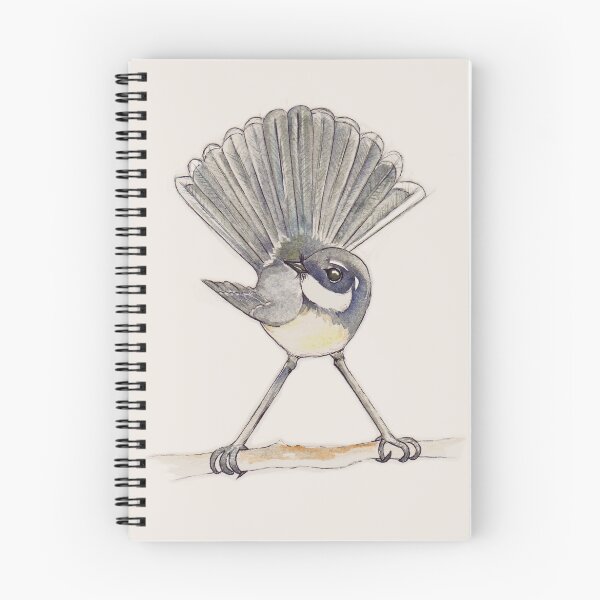 Item preview, Grey Fantail in sepia tones designed and sold by TwoShoes.