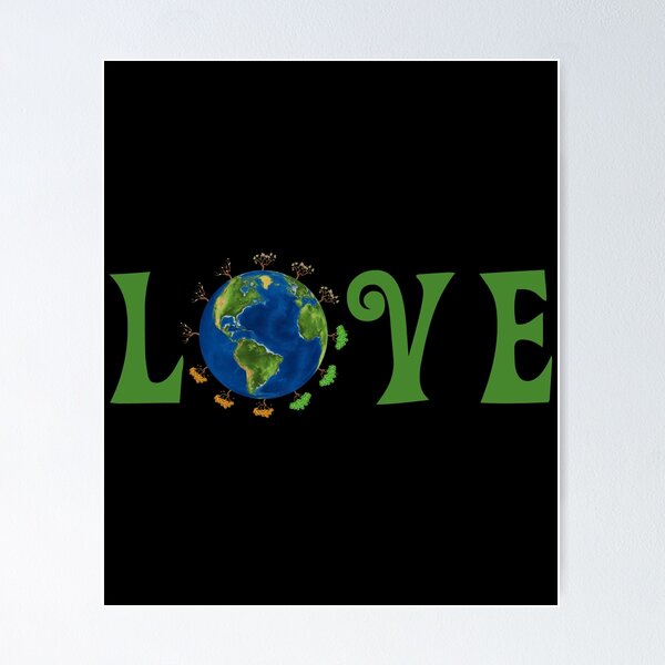 Item preview, Earth Day Love Nature Environment Activism designed and sold by Basti09.