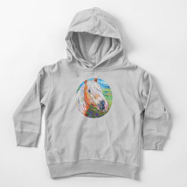 Haflinger Horse Painting - 2012 Toddler Pullover Hoodie