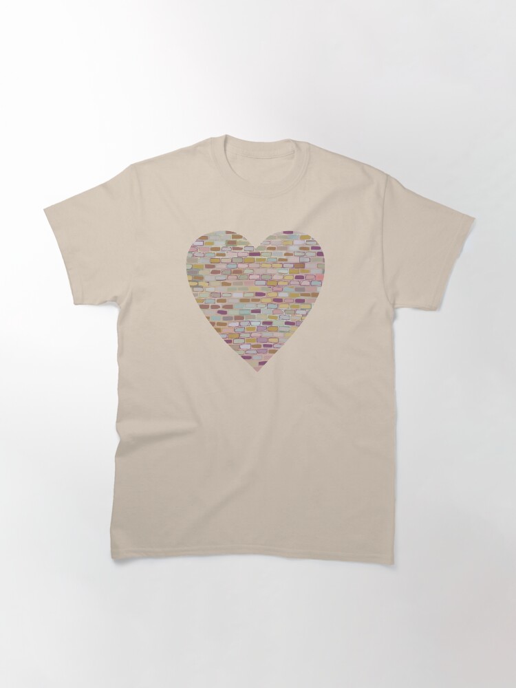 Alternate view of Stone Wall Heart (Digital Art) Classic T-Shirt