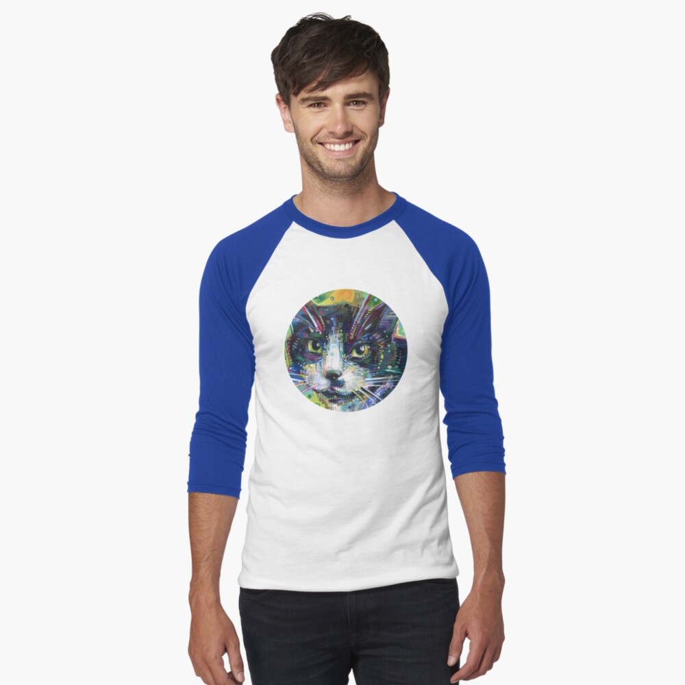 Item preview, Baseball ¾ Sleeve T-Shirt designed and sold by gwennpaints.