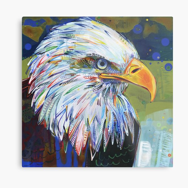 Bald Eagle Painting - 2012 Metal Print