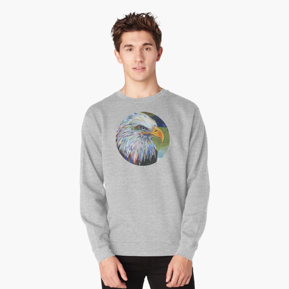 Bald Eagle Painting - 2012 Pullover Sweatshirt