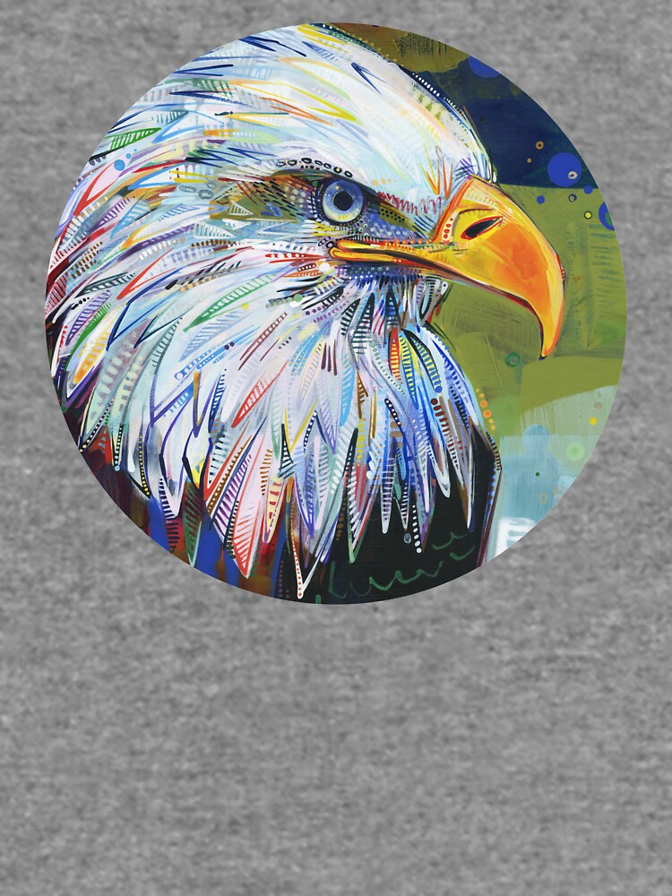 Bald eagle painting - 2012 by gwennpaints