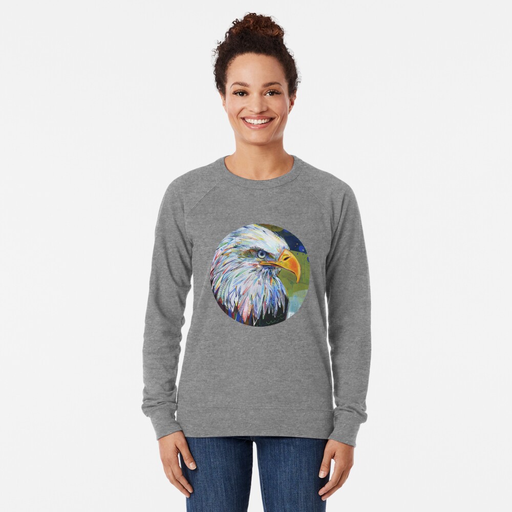 Bald eagle painting - 2012 Lightweight Sweatshirt