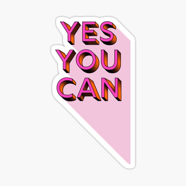 yes you can | Sticker