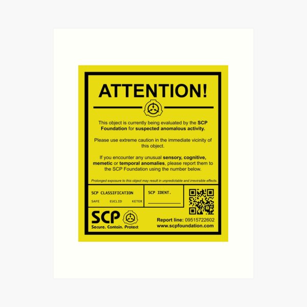 Scp Foundation 303 106 173 Posters Canvas Painting Supernatural