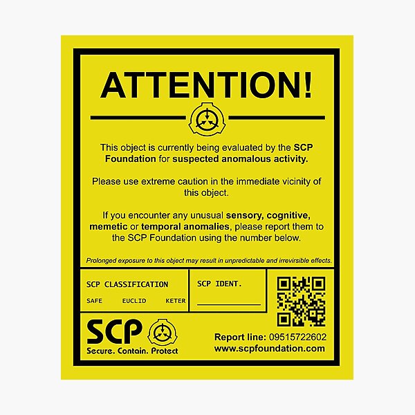 SCP 1471 Mal0 Furry Art Print Furry Poster SCP Containment -  Denmark