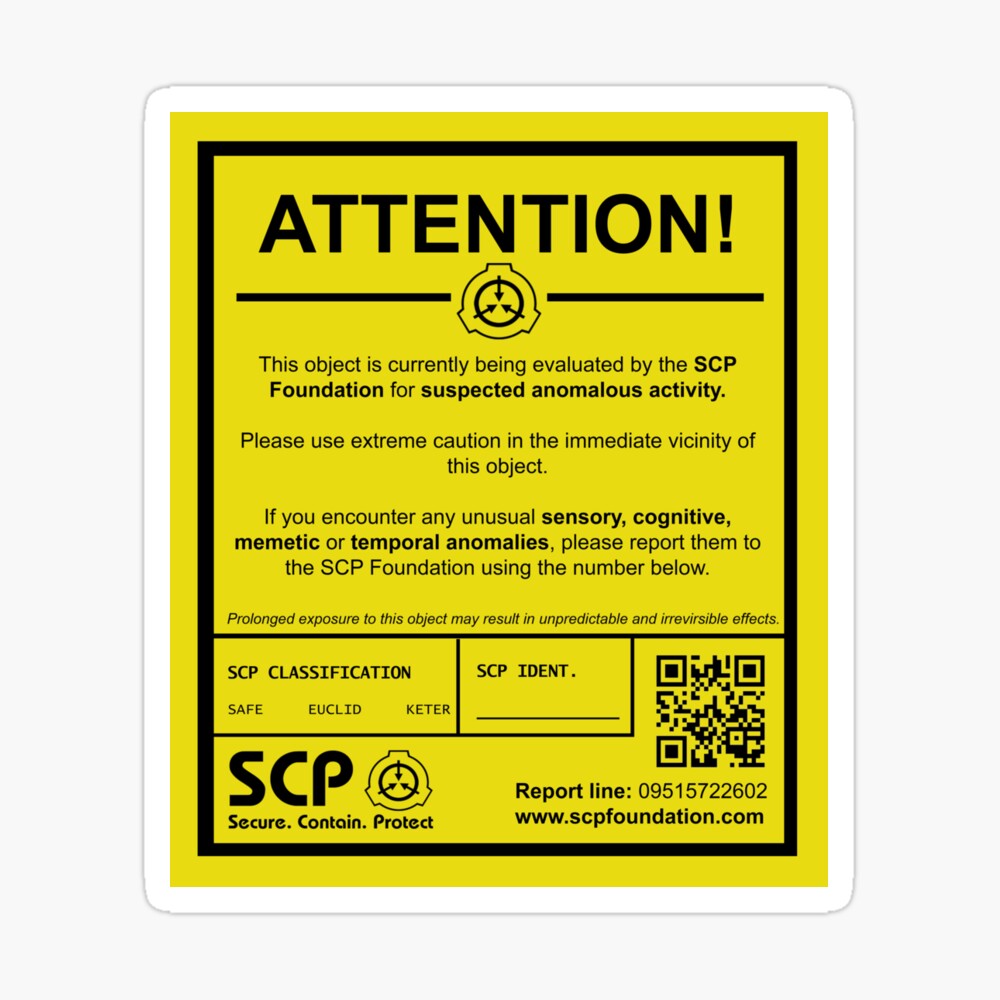 Keter - Scp - Sticker