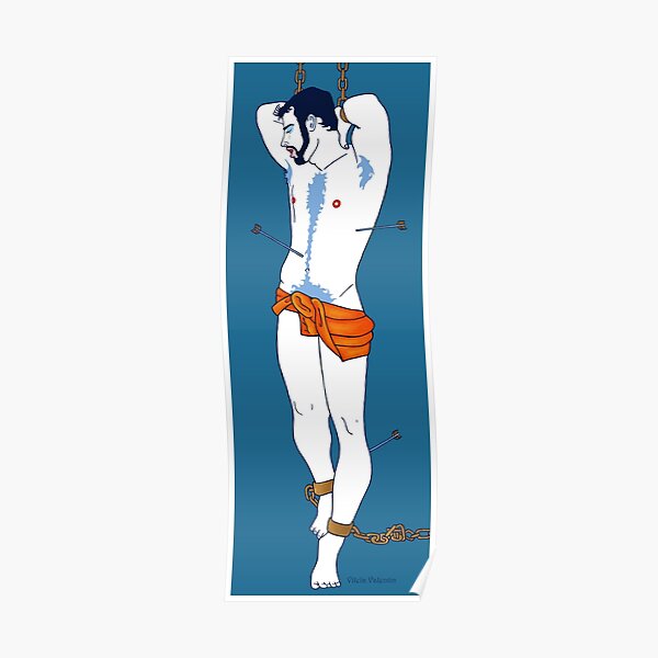 Agonie von St. Sebastian Poster