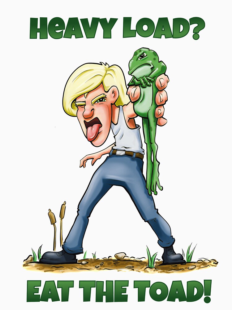 Eat The Toad - Eat The Frog by sketchtodigital