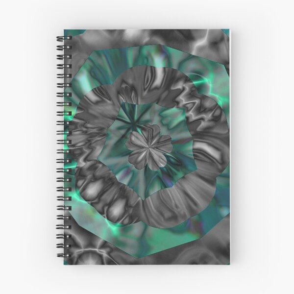 Item preview, Concentric Teal in Liquid Metal designed and sold by ArtistsQuest.