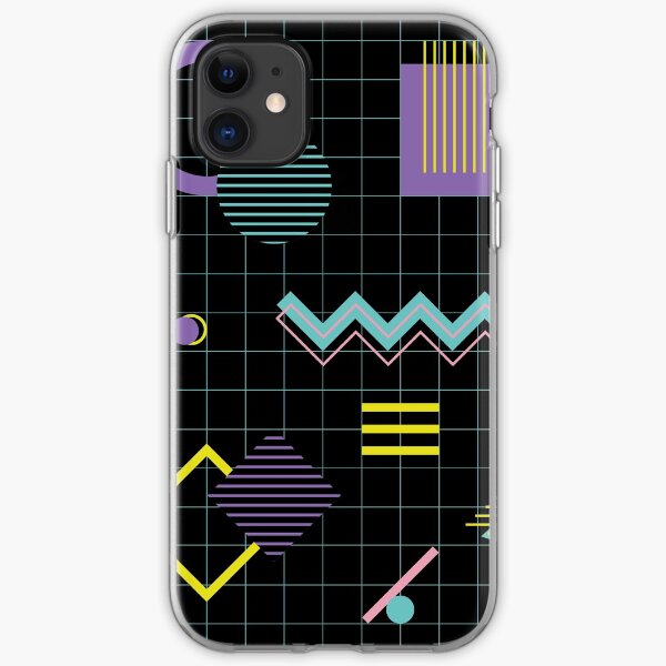 Memphis pattern 4 - Retro 80s / 90s iPhone Soft Case