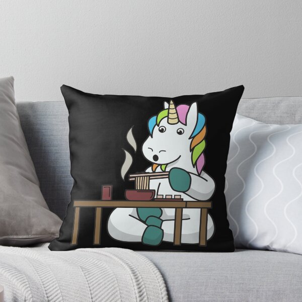 Item preview, Unicorn asian eating noodles designed and sold by Franja2.