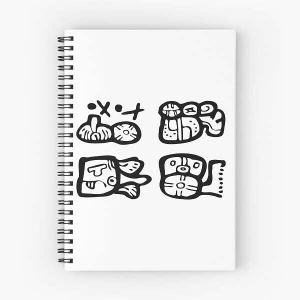 Item preview, Four Maya Symbols - Mayan Glyphs designed and sold by Akoa.