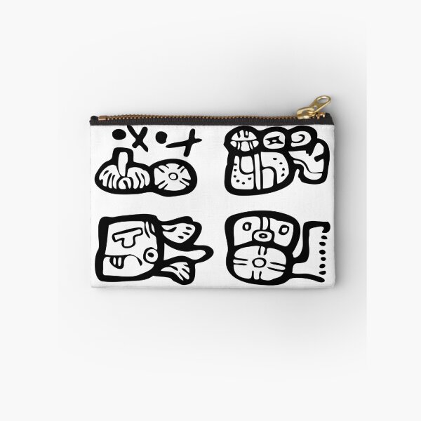 Item preview, Four Maya Symbols - Mayan Glyphs designed and sold by Akoa.