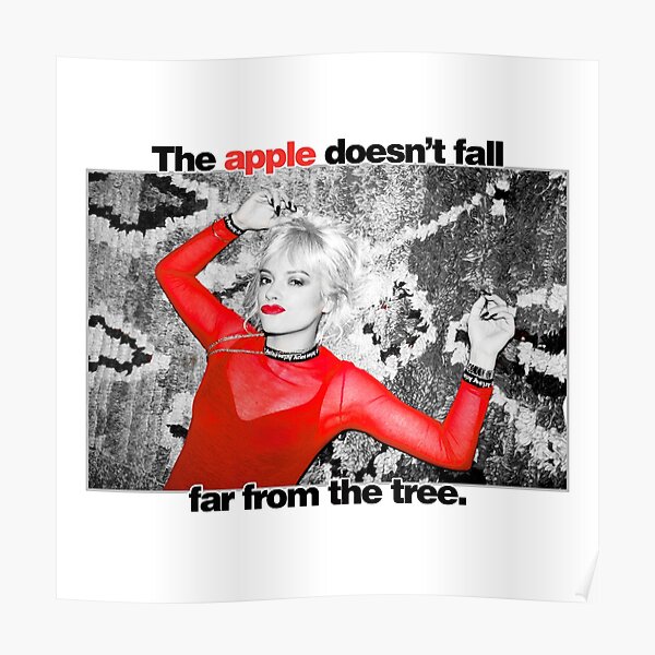 Lily Allen - The Apple Doesn't Fall From The Tree. Poster