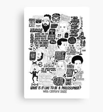 What Is It Like to Be a Philosopher? Canvas Print