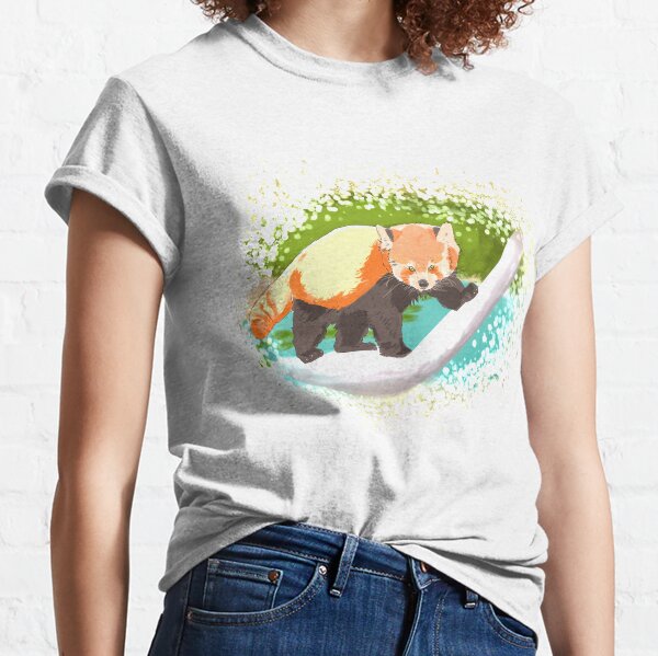 Cute red panda Classic T-Shirt