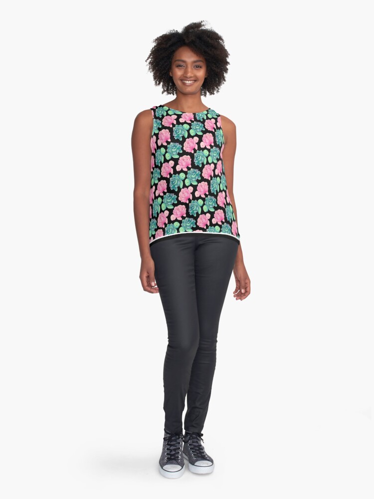 Thumbnail 3 of 6, Sleeveless Top, Turtles designed and sold by instadrawvhs.
